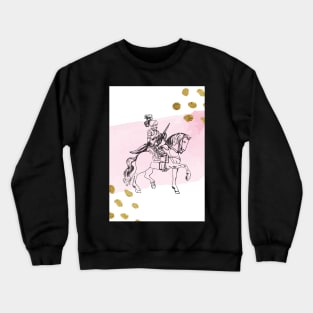 Knight in Shining Pink Glory Crewneck Sweatshirt